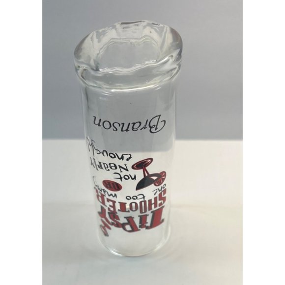 Tipsy Shooter Slanted Shot Glass Branson Missouri Souvenir One To Many - Picture 5 of 6